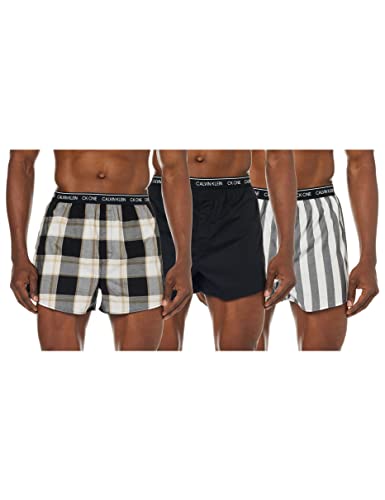 Calvin Klein Herren 3er-Pack Boxershorts Slim Fit Boxer 3PK mit Stretch,...