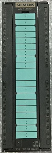 Siemens 6ES7 332-5HF00-0AB0 SIMATIC S7-300, Analog Output SM 332, OPTICALLY Isolated, 8 AO, U/I; Dia