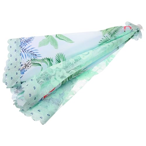 Toyvian Cubierta Plegable para Alimentos con Estampado Tropical Malla Protectora Tienda Portátil para Picnic Barbacoa y Cocina Estructura de Acero Resistente Color Verde