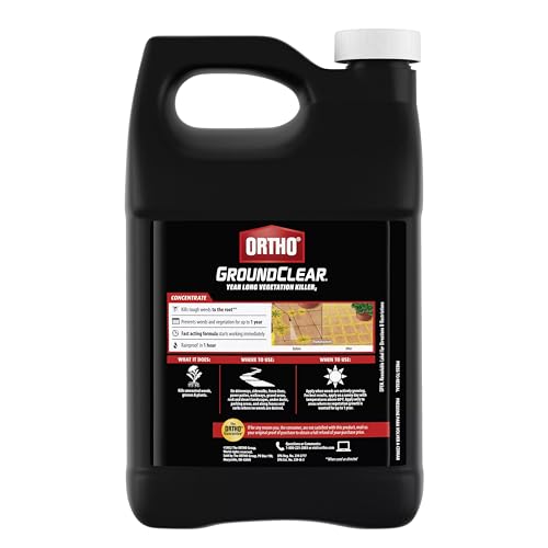 Image of Ortho GroundClear Year Long Vegetation Killer2 Concentrate - Weed Killer Concentrate, Kills and Prevents Weeds Up to 1 Year, 1 gal. (Pack of 4)