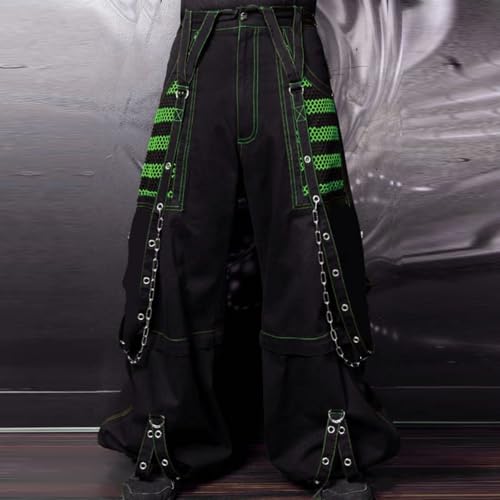 Women Cargo Jean Loose Wide Leg Baggy Boyfriend Denim Jeans Gothic Punk Harajuku Trousers Y2K Pants Streetwear2