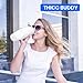 Frost Buddy Thicc Buddy - 40 oz Stainless Steel Vacuum Insulated Tumbler with Lid and Straw for Water - Travel Mug Cupholder Friendly - Gifts for Women Men Him Her (Charcoal)