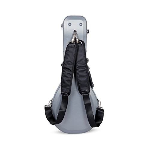 Image of Crossrock, ABS Molded Style Mandolin Hard Shell Case, Sliver (CRA861MASL)