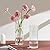 Gute 8 Inch Glass Vases for Decor, Flower Vase for Home Decor, Modern Decorative Clear Vase Centerpieces Living Room, Kitchen, Office Wedding or Gifts