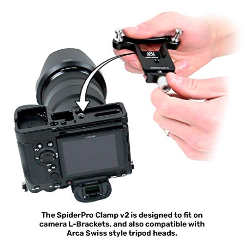 Spider Holster, SpiderPro Clamp v2 for Any Spider Camera Holster System with Universal Connection to Mount on Any Tripod - Image 4