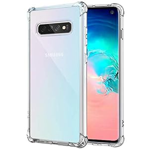Galaxy S10 Case Ultra Crystal Clear Shockproof Bumper Protective Case for Samsung Galaxy S10 Transparent TPU Slim Fit…
