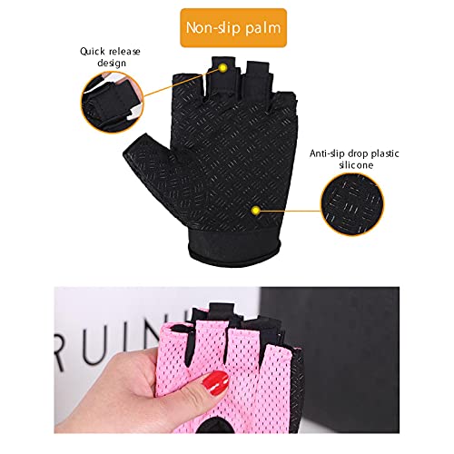 Roeienhandschoenen Gewichtheffen Shorty Vingerloze Handschoenen Met Gebogen Open Rug Voor Powerlifting Gym - Image 6