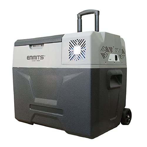 Nevera portátil Inteligente Emmits 40L compresor LG con Ruedas y asa de Transporte