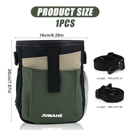 Ksheira Bolsa de petisco para cães, bolsa de petiscos para treinamento, suporte de bolsa de passeio