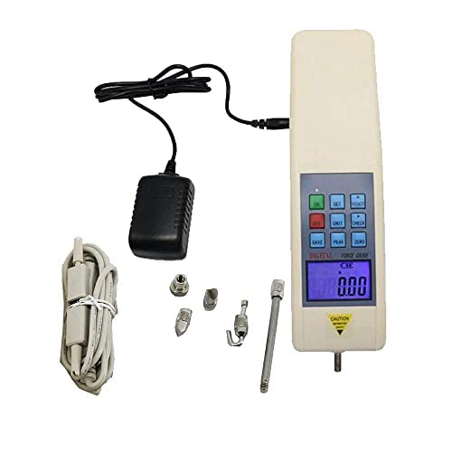 Force Gauge Meter Push Pull Tester Dynamometer with Inner Sensor Peak Load Value 200N/20kg/44 lbs