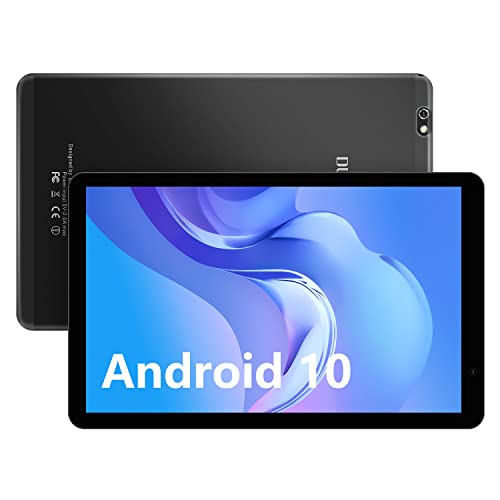 DUODUOGO Tablet 10 Pulgadas Android 10.0 Tableta 4GB RAM 64GB ROM con 8 núcleos 1.6 GHz 4G LTE Tablets | WiFi | Bluetooth | GPS | MicroSD 4-128 GB-Negro Cover