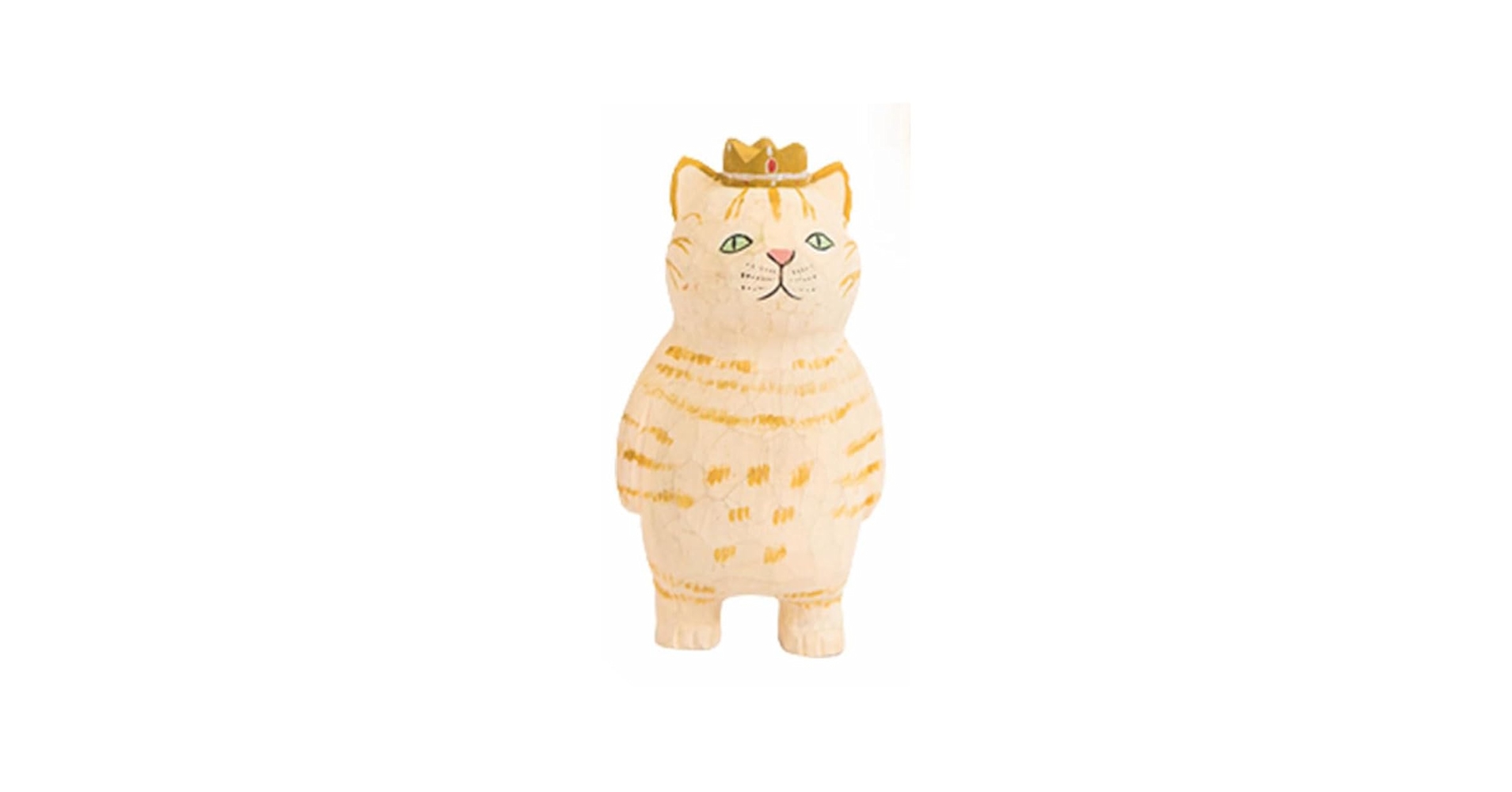 【希少】marini＊monteany 木のオブジェ　木製オーナメント　猫 木のオブジェ「Hige cat」 [marini＊monteany] - ジジとババ