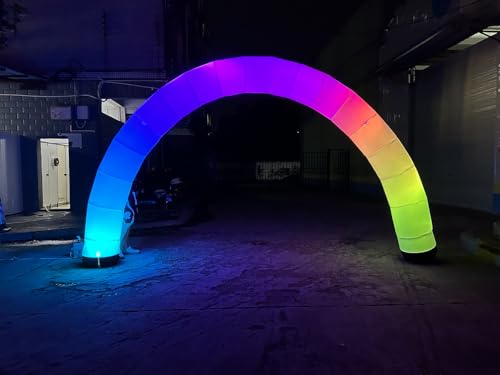 Inflatable Color Changing Arch Blow up LED Lighting Entrance Arch...