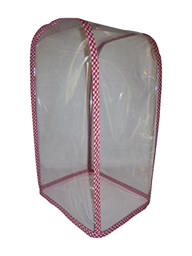 Kitsch 'N Crafts Red & White Gingham Clear PVC Blender Cover