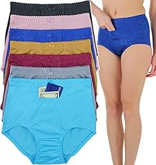 6 Pack: Floral Detailed (Slit Pocket)