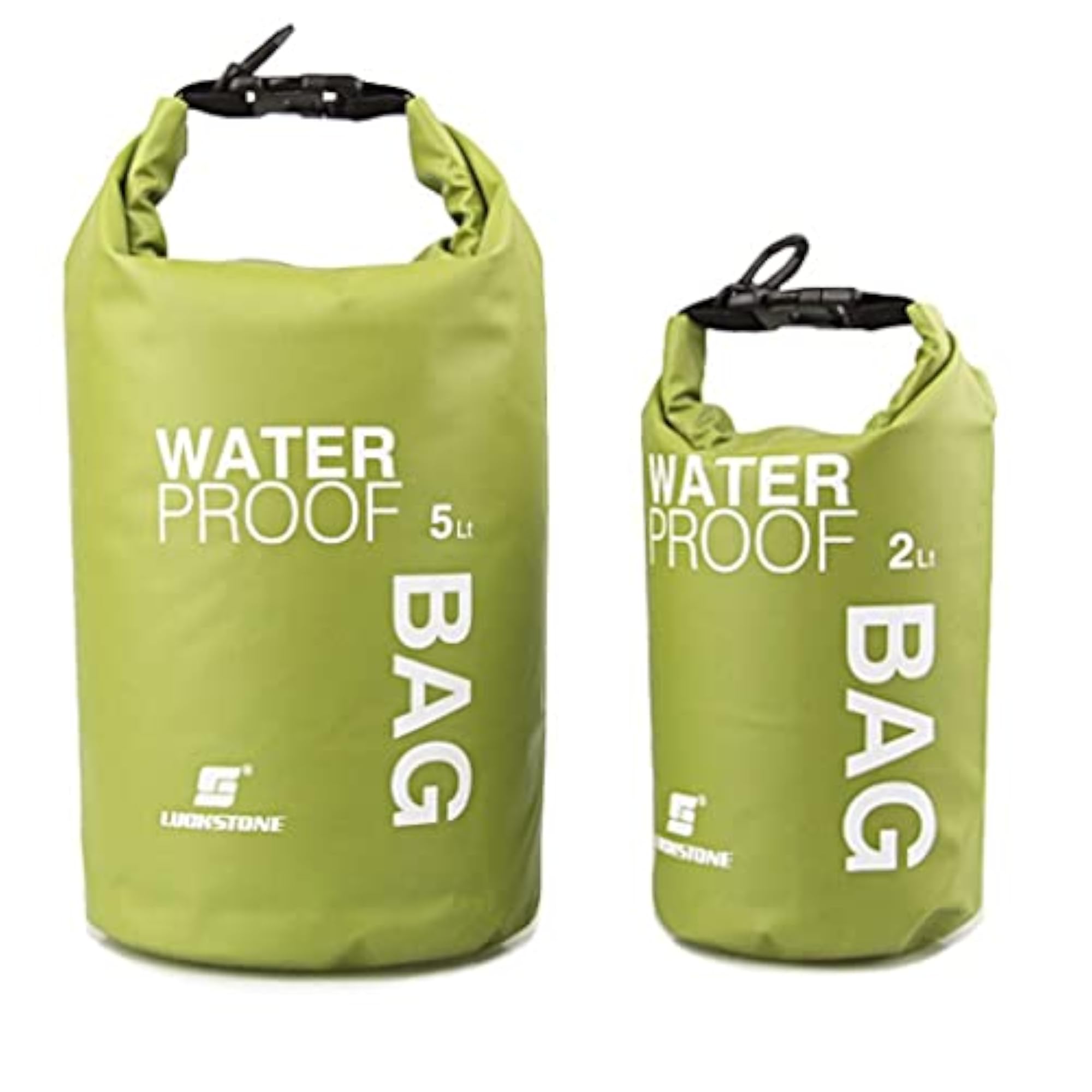 2L Waterproof Dry Bag Pouch for Outdoor Activities, Green