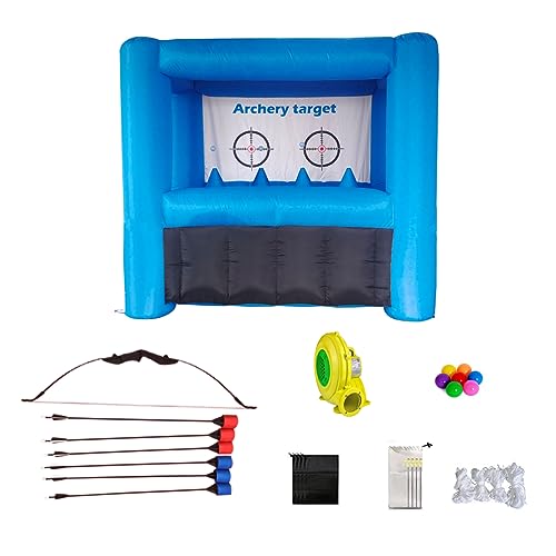 Inflatable Archery Range with Longbow, Arrows, Balls, Blower