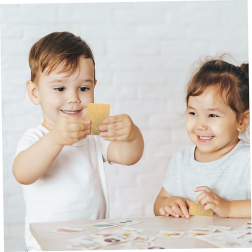 FRCOLOR Mini Pokerkarten Lernspielzeug Goldfolie Miniatur Spielkarten Handlich Leicht Kompakt Fördert Feinmotorik und Kommunikation Robust Langlebig als – Bild 5