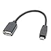 SYBA CL-CAB20125 Micro Usb B 5 Pin Male to Standard Type A Female Adapter Cable 4 in. - Black