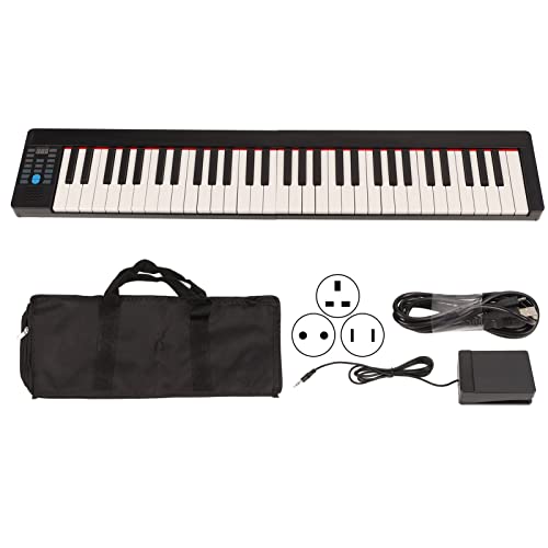 Piano Numérique Pliable, Clavier de Piano électronique Pleine Taille 61 Touches avec Pédale de Sustain, Sac à Main et… - Les Beatles, Paul McCartney, John Lennon, RIngo Starr, George Harrison Piano Numérique Pliable, Clavier de Piano électronique Pleine Taille 61 Touches avec Pédale de Sustain, Sac à Main et… – Image 8