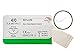 Sterile Sutures Thread with Needle (6 Suture Pack) for Medics, Medical, Physician Assistant, Nursing, Veterinary Student's Surgical Suture Practice Kit, Stitching Pad and Emergency Training Set