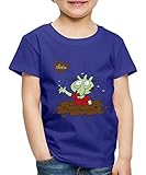 Für die Kleinsten legen wir größten Wert auf Qualität: strapazierfähiges T-Shirt mit hoher Stoffdichte sowie doppelten Nähten an Bund und Ärmeln, dabei maschinenwaschbar bei 30°C