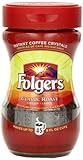 Folgers Classic Roast Instant Coffee, 3 Ounce