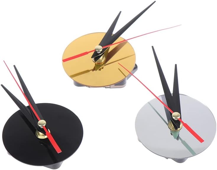 1PCS DIY Silent Quartz Watch Round Wall Clock Movement Mechanism Parts Repair Replacement Need Tools Home Decor(Gray)