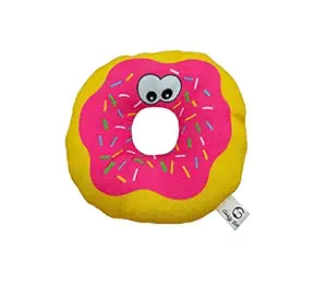 Goofy Tails Food Buddies Donut Plush Cat Toy | Rattle cat Toys for Big Cats and Kitten Toys|Toys for Cats and Kittens | for Kittens & Cats Above 3 Months