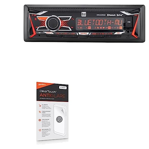 BoxWave Screen Protector Compatible with Dual Electronics XRM69RGB - ClearTouch Anti-Glare (2-Pack), Anti-Fingerprint Matte Film Skin