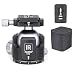 Low Profile Ball Head All Metal Tripod Ball Head INNOREL Panoramic CNC Ball Heads Camera Mount with Two 1/4" Quick Release Plates for Tripod, DSLR, Camcorder, Telescope,Max Load 66lbs/30kg