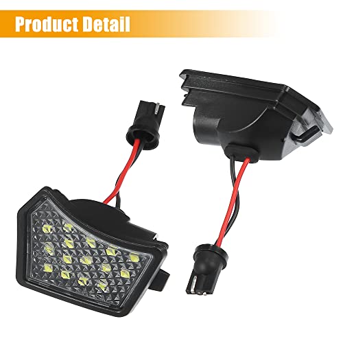 Par de lámparas LED para espejo lateral X AUTOHAUX miniatura 5