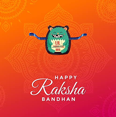 Image of TheYaYaCafe Little Bro Printed Rakhi for Baby Brother | Rakshabandhan Baby Bro Rakhi