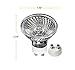 Sterl Lighting - GU10 Light Bulb 6 Pack, Halogen 120V, 20W, 220Lm, Dimmable, MR16, Clear 2700K Warm White for Track & Recessed Lighting, Scentsy Candle Warmer, Height 2.04 inch, Twist & Lock Base, NP5