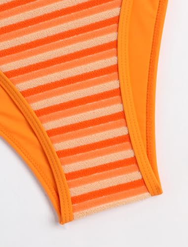 Image of ZAFUL Women's V Neck Tummy Control High Waisted Tankini Swimsuits | Adjustable Spaghetti Strap, Sexy Plunging Neck, Tummy Control Tank Top, Tie Side Cheeky Bikini Bottom, 2 Piece Bathing Suit