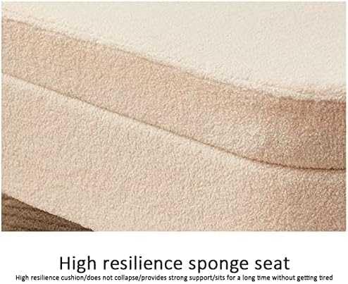 Pouf moderno in peluche shaggy di lusso, con gambe in metallo, per soggiorno, camera da letto, panca rettangolare da ingresso, sgabello poggiapiedi