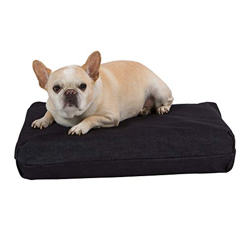 Pet Support Systems Orthopedic Dog Bed - Gel Memory Foam Pet Bed, Luxury Washable Dog Bed for Sleeping and Support (Removable Cover, Small Blue Dog Bed)