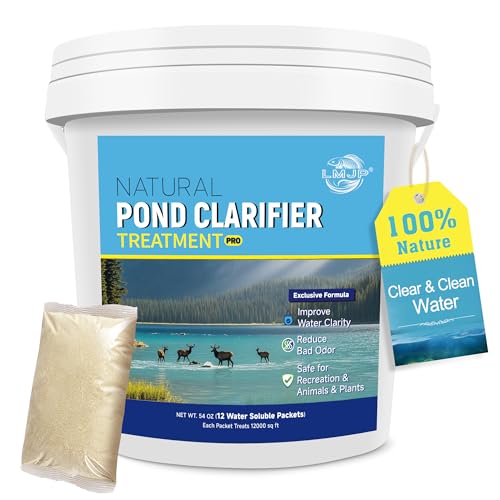 LMJP Pond Clarifier Treatment – 12 Packets Natural...