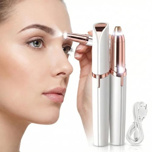Lumina - Caneta Depiladora Sobrancelha e Buço, Depilador Facial LED