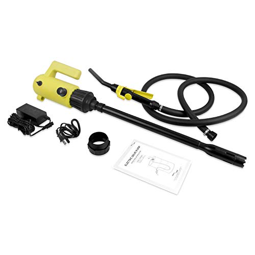 Terapump 21.75-33.25 Inch 55 Gallon Drums Telescopic Plug-In Electric Barrel Pump For Diesel Gasoline Kerosene Def Adblue Antifreeze Windshield (Washer Fluid) Detergent #TOP1