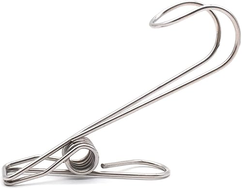 Miniatura 4 de Cabilock 20 perchas de alta resistencia con clips de metal resistentes para colgar abrigos, perchas de metal resistente, ganchos de metal