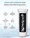 Waterdrop XWF Refrigerator Water Filter, Replacement for GE® XWF, WR17X30702, NSF 42/372 Certified, Compatible with GE® GNE27, GFE26, GDE25, GSS25, PSE25 Series Refrigerators, 1-Pack (Not XWFE)