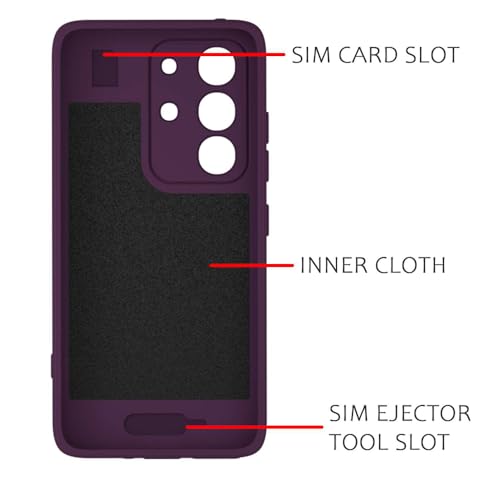 Image of Back Cover | MagFit Ring Design (Non-Magnetic) | Shockproof Case | Anti-Slip Grip | Raised Camera Edges | Slim Protective Case for Vivo T4x 5G / Y29 4G / Y31 Pro 5G / iQOO Z10x 5G (Purple)