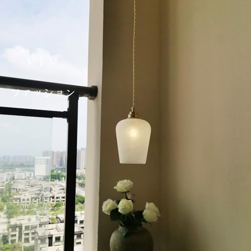 Lámpara de techo de cristal japonés para iluminar mesas de café y barras 8