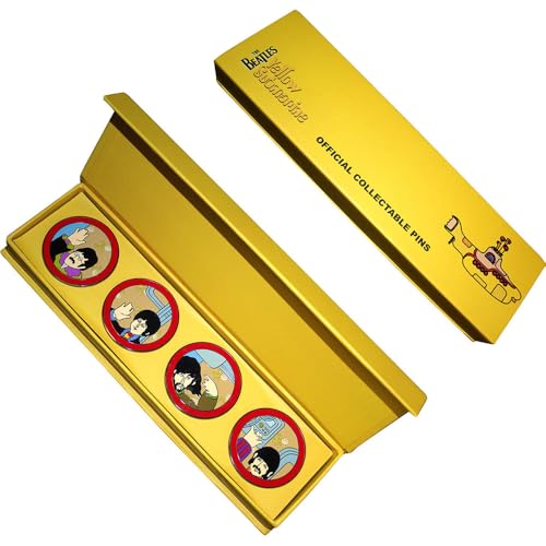 Pin Badge The Beatles Yellow Submarine Portholes Boxed Set Broche Musique