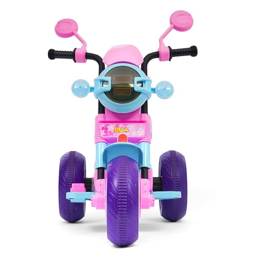 Image of PRO KIDS S500 Rechargeable Electric Kids Bike with Bluetooth, USB, AUX, Music & LED | Ride-On Bike for Boys & Girls (1.5-4 Years) | 6V Battery Powered | Foot Accelerator
