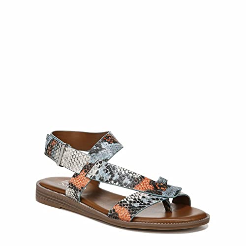 Image of Franco Sarto Womens Glenni Ankle Strap Flat Sandals