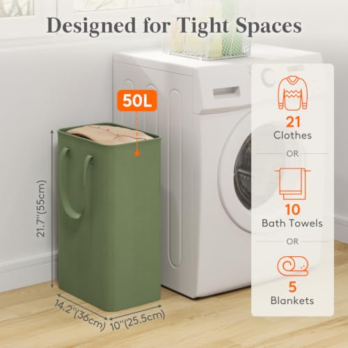 Image of Lifewit Slim Collapsible Laundry Basket with Handles