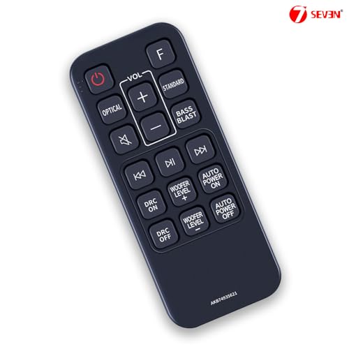 Image of 7SEVEN Compatible for Lg Soundbar Remote Control Original AKB74935621 Model Match Exactly Key by Key to Replicate Performance as Like Genuine Control