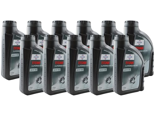 Fuchs 11 Liter TITAN SUPERGEAR MC SAE 80W-90 Gear Oil (11 x 1L)